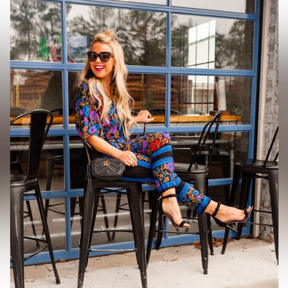 Anthropologie Ett:twa Scarf Printed Jumsuit - Picture 3 of 15
